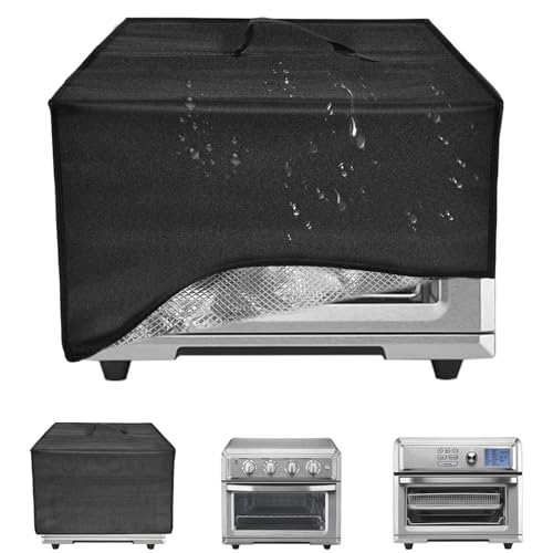 Image of Toaster Oven Air Fryer Cover, Heat-Resistant Waterproof Dust-proof Kitchen Appliance Covers Compatible with Cuisinart TOA-60 65 70 Convection Toaster Oven Air fryer