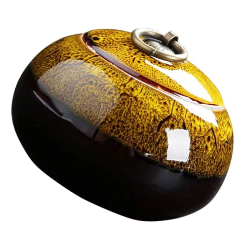 TOYANDONA Barattolo Per Tè Sfuso e Zucchero in Ceramica Da 85g Coperchio Sigillato, Contenitore Per Alimenti Multifunzionale Per Cucina, Conservazione Ottimale e Protezione Dall’umidità