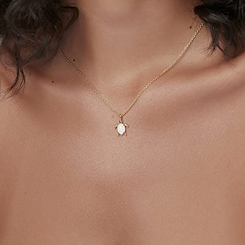 Lit Wall Gold Pendant Necklace for Women 18K Gold Plated Dainty Gold Necklace for Women, Jewelry Gift for Her3