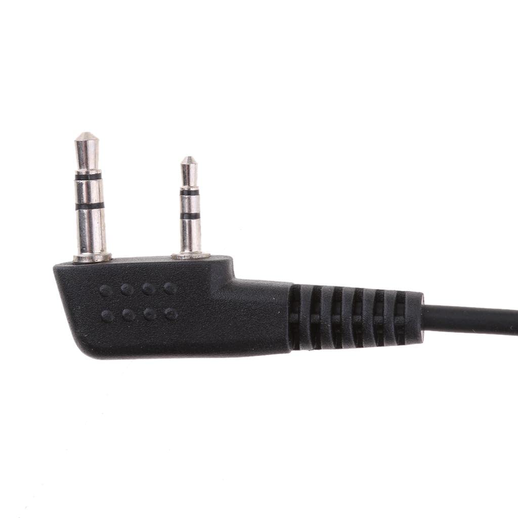 2 Pin G-Shape Security Headset Inline Ptt Mic Earphone Earpiece for Walkie Talkie Two Way Radio