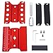 RC Car Work Stand Repair Workstation Aluminum Alloy Hobby Tools for 1/10 1/12 1/16 1/18 Truck Buggy On Road Touring Drift (Red)