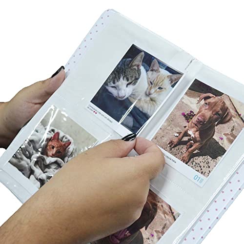 Álbum de Fotos Instantâneas para 64 fotos Memorie Preto