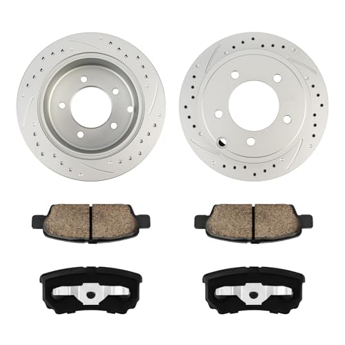 Image of KAX Rear Brake Kit Fits 200, Avenger, Patriot, Compass, Caliber, Sebring