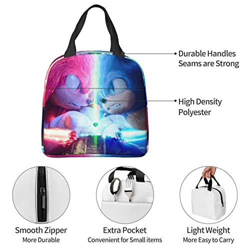 Hosair Cartoon Lunch Box Portable Lnsulation Multifunctional Lunch Bag For Office Work Picnic Unisex #TOP6