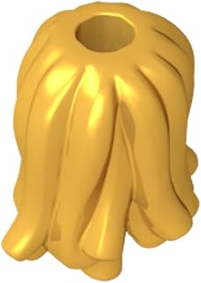 Gobricks GDS-90097 24085 76750 / Equipment Mop Head, Metallic Gold, 10 pcs | Compatible with LEGO bricks. MOC brick replacement parts, consistent color matching, precision manufacturing.