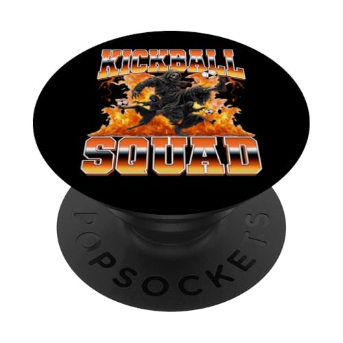Kickball Squad Kickball Player Style années 90 PopSockets PopGrip Adhésif
