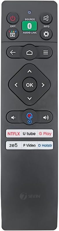 7SEVEN® Compatible with Panasonic Tv Remote Original and Suitable for Smart Android 4K LED UHD Panasonic Television Remote Control
