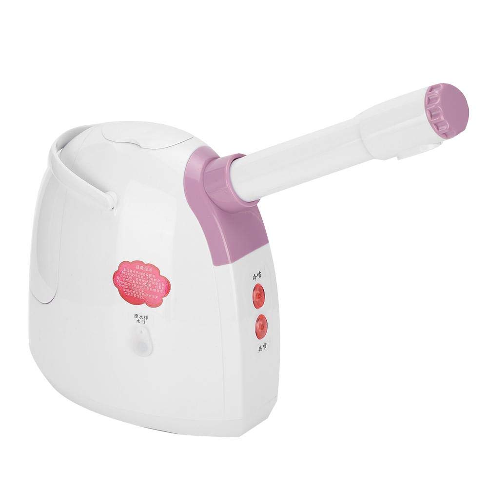 Facial Steamers, Hot + Cold + Warm Mist Face Steam Machine, 360° rotating Home Sauna SPA Face Humidifier, Aromatherapy Humidifier for Women Men (220V)