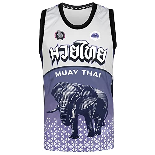 Tuff Sport Tank Top Muay Thai Boxen Weste Top Workout Shirt Ärmellos Gym Fitness Training, Tuf-tt106, XXL