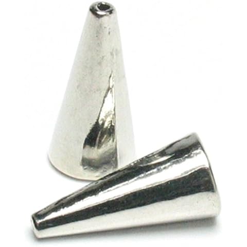 Cousin Jewelry Basics Cones, Silver, 6-Piece Cover