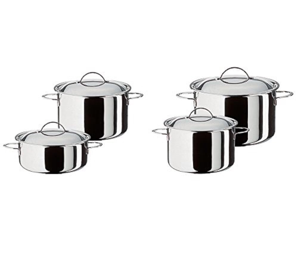 Spring 0285850604 Cristal Starter Set 4-Piece Stainless Steel Silver 25 x 33.8 x 58.4 cm