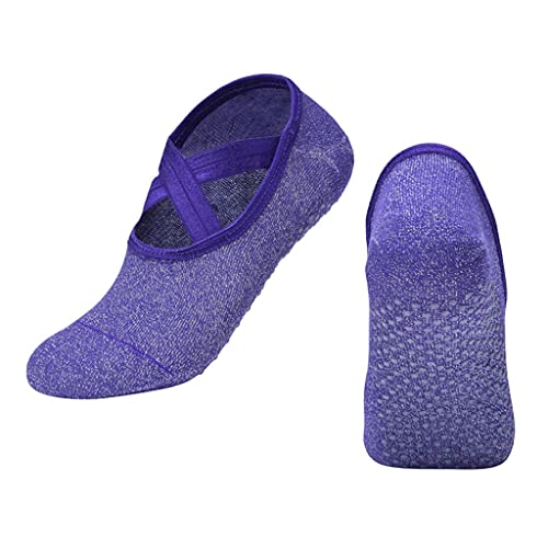 Fancyes Pacote com 3 a 10 Meias de Balé com Barra de Pilates, Meias de Dança E Ioga com Alça Antider