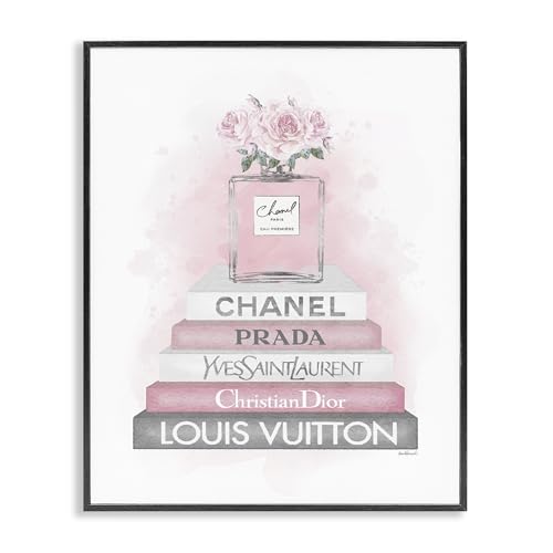 Art mural encadré rose pour salon chic Stupell Industries