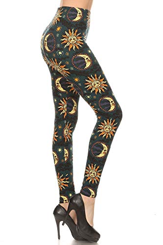 Leggings imprimé grande taille multicolore Leggings Depot pour femme