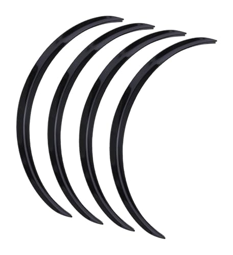 Guardabarros para BMW Serie 4, 5, 7 y X3 con pasos de rueda en negro brillo