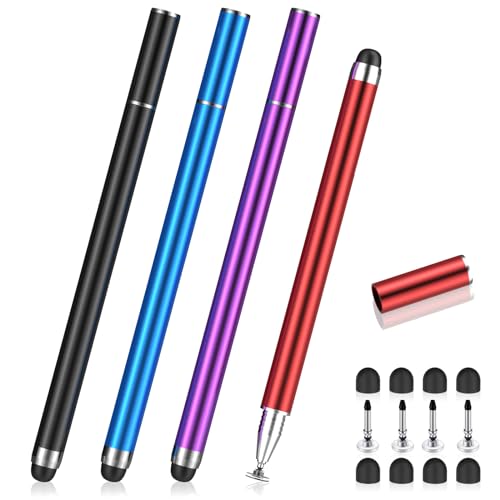 Meko 4 Pack Stylus Pens For Touchscreens, 2-In-1 High Sensitivity&Precision Capacitive Stylus Pens For Ipad Iphone Android Smartphone Tablets All Touchscreen Devices thumb #7