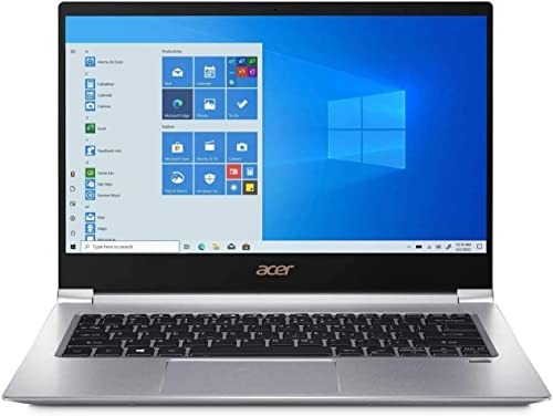 Image of acer Swift 3 14 inchFHD IPS LED Premium Laptop | Intel Core i5-8265U | Backlit Keyboard | Fingerprint Reader | Windows 10 Pro | Silver (Silver, 8GB DDR4 | 256GB SSD)