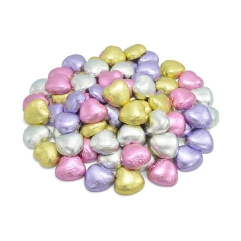 Mixed Colours Luxury Milk Chocolate Hearts Cover