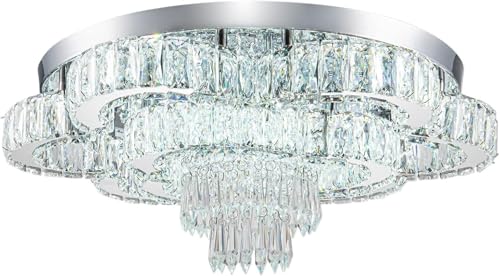Lustre en cristal LED télécommandé pour éclairer les escaliers - 2