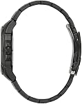 Bulova Men's Classic Dress 6-Hand Multi-Function Day/Date Quartz Watch, Black Patterned Dial, 43mm