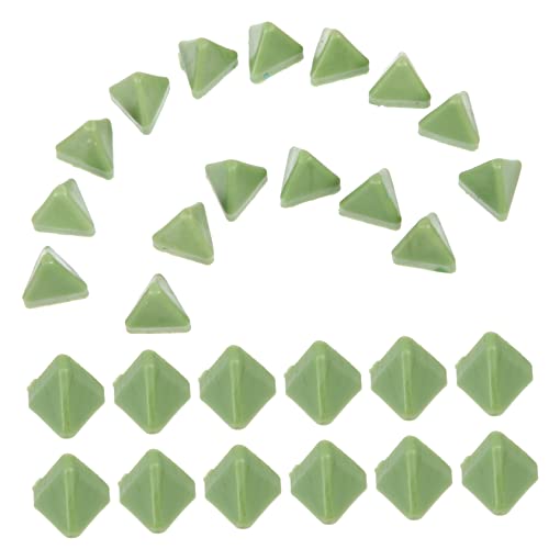 DIYEAH 1 Set Triangle Abrasive Tumbling Media for Jewelry Polishing Craft Buffing Abrasive for Vibratory Finishing Deep Surface Polishing Non Deforming Stable
