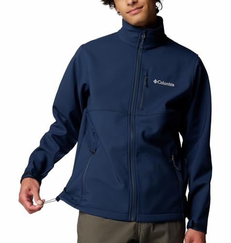 Image of Columbia Men Omni-Shield Ascender Soft Shell Jacket for Hiking | Trekking | Watersports | Outdoor Lifestyle | Stain Repellent