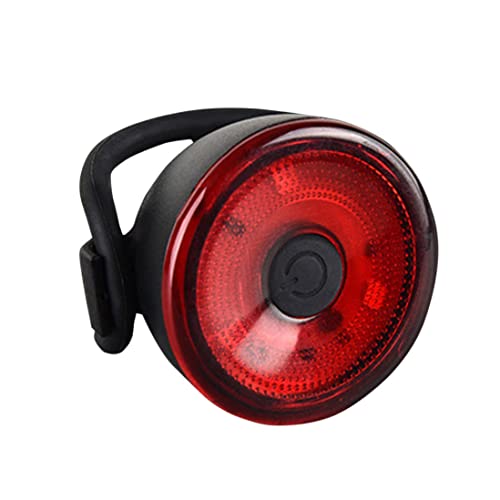 Fanale posteriore per bici Tipo di batteria intelligente Lampada di avvertimento Luce di sicurezza Fanale posteriore per bicicletta Luce posteriore per casco da ciclismo Avviso di sicurezza Lampada