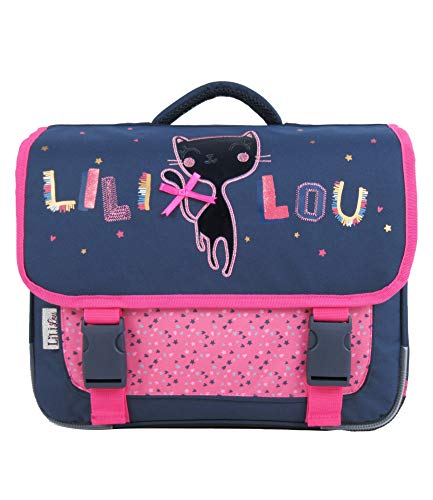 Preisvergleich Produktbild Bagtrotter Schulranzen, 38 cm, Blau und Rosa