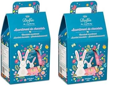 Dolfin 24 Napolitains "Pâques - Oeufs"- Chocolat de Qualité Supérieure