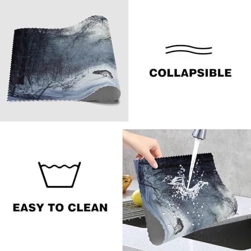 Set de table lavable résistant à la chaleur lot de 4 tissu Oxford