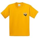 NCAA Youth Patterned Heart Short Sleeve Cotton T-Shirt