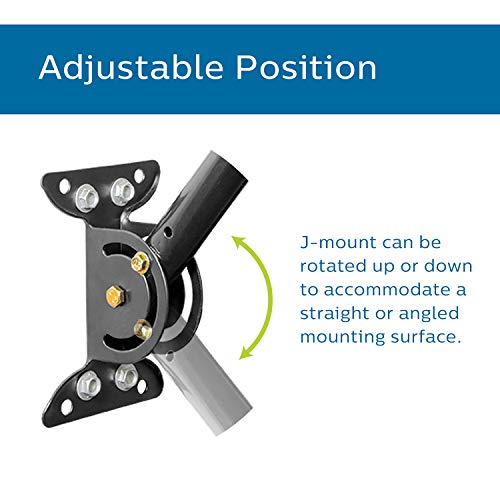 Philips SDW1220/27 Universal Adjustable Tv Antenna Mount, Steel J-Mount thumb #2