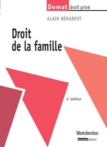 Télécharger Droit de la famille Livre eBook France