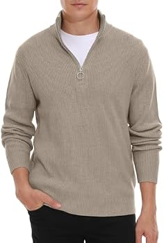 Pull Fedeli 100% Cachemire - 1/4 Zip - Taille XXL (56 US) - Couleur Gris/vert - Neuf Avec étiquette