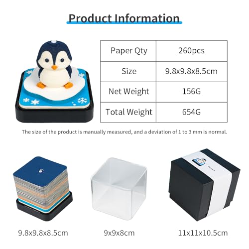 Image of 3D Time Piece Calendar 2025 DIY Calendar 3D Art Calendar 2025 Timepiece Calendar Earth 3D Memo Pad Paper Carving Art With LED Lights for Desktop Decor (penguin)