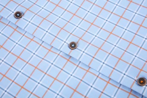 Alex Vando Mens Button Down Shirts Wrinkle Free 4-Way Stretch Print Business Casual Shirt
