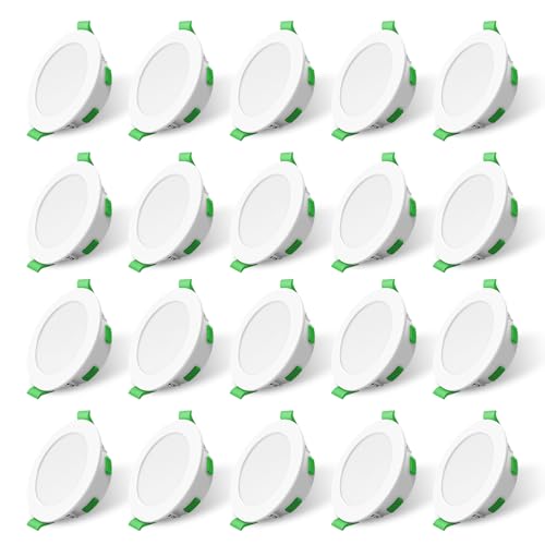 Alusso Lighting Dimmbare LED Deckeneinbaustrahler, 20er Pack