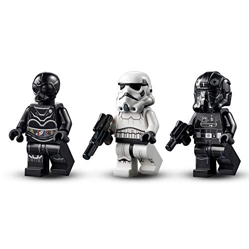 LEGO 75300 Star Wars Caza TIE Imperial, Juego de Construcción con Mini Figura de Stormtrooper y Piloto Saga Skywalker, Regalo para Niños de 8 Años