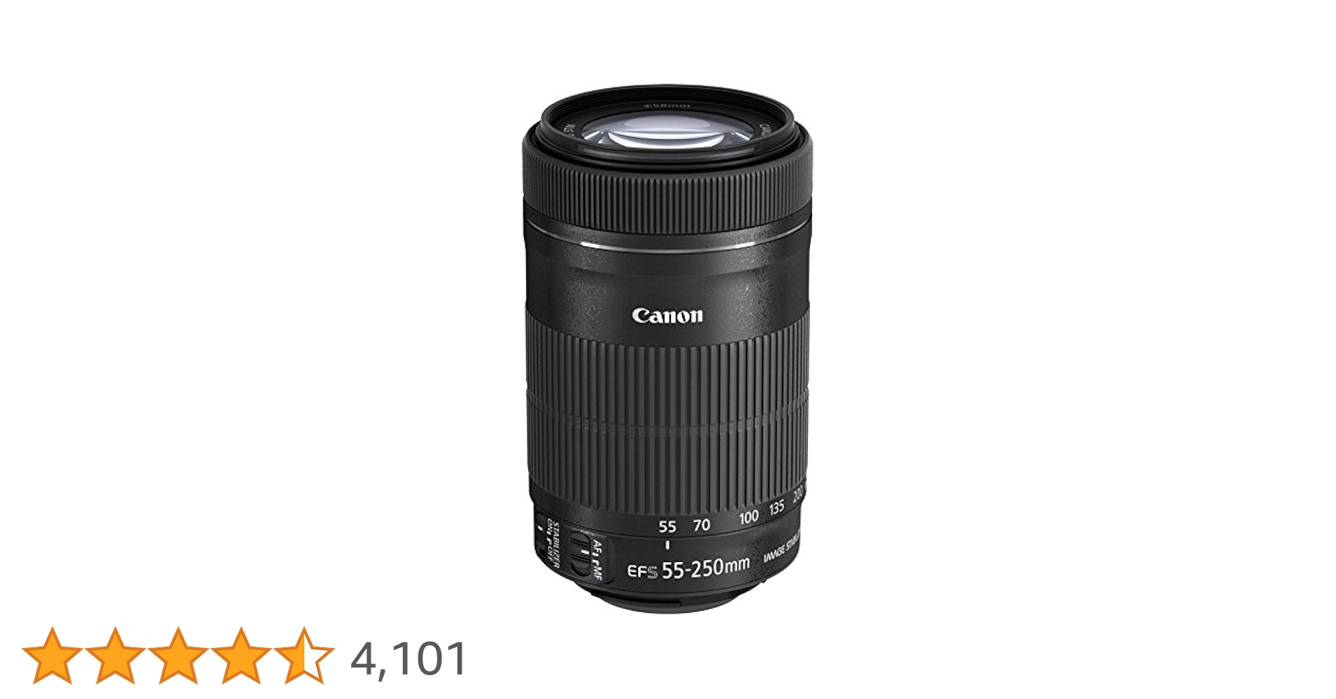 新品級◆Canon EF-S 55-250mm F4-5.6 IS STM◆15 Canon EF-S 55-250mm f/4-5.6 IS II Telephoto Zoom Image