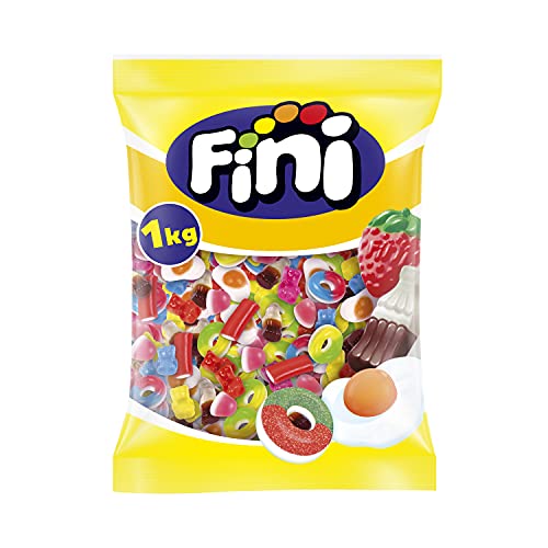 Fini Clear Little Mix, Caramelos de Goma, Ositos Gominola, Coca Cola, Huevos de Chuches, 1 Kg