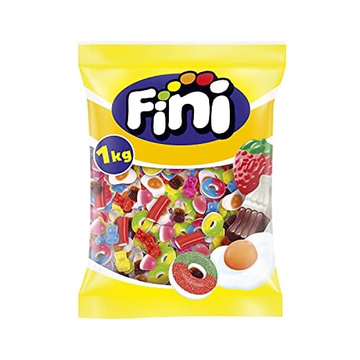 Fini Clear Little Mix, Caramelos de Goma, Ositos Gominola, Coca Cola, Huevos de Chuches, 1 Kg