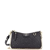 Louis Vuitton, Pre-Loved Easy Pouch on Strap Monogram Empreinte Leather, Black
