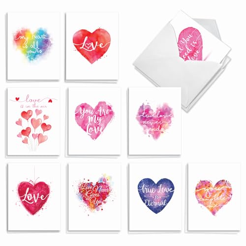 Lot de 20 cartes de notes assorties avec enveloppes pour tous vos messages manuscrits