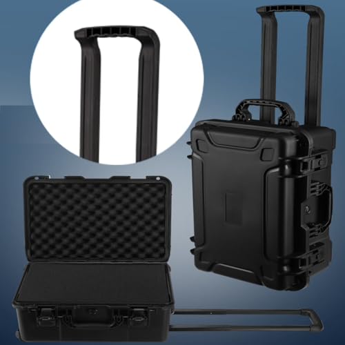 Maleta rígida 21" con ruedas para cámaras y equipo miniatura 7