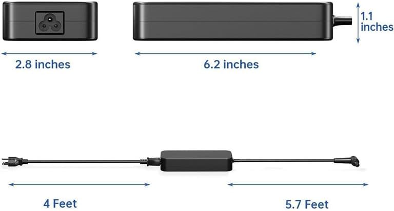 Miniatura 5 de Cargador de CA de 120 W apto para portátil Asus Rog GL552VW GL552V GL551J GL551JW, PA-1121-28 19V 6.32A adaptador de corriente alterna fuente de