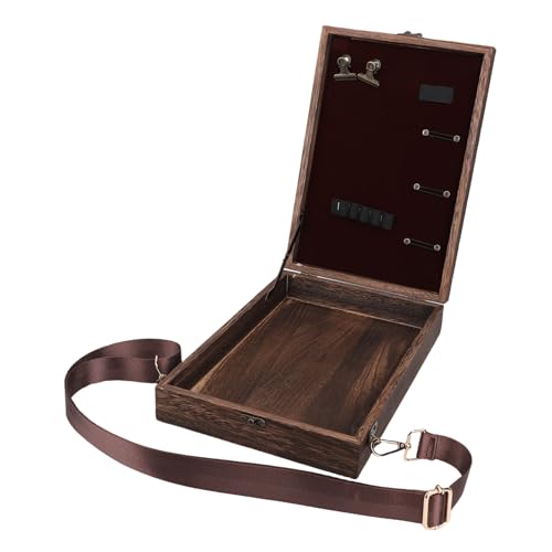 Jeffergarden Custodia Portatile per Schizzi in Legno per Artisti, con Tracolla, Formato A4, Cavalletto per Pittura All'aperto e Organizer per Articoli Artistici