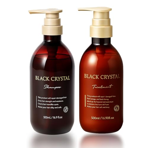 �yAmazon������T�t���zBLACK CRYSTAL �V�����v�[ �g���[�g�����g �Z�b�g500ml×2�{ �w�}�`�� ���t & �P���`�� ���t�E�Y�z�� �T�����ꔄ �m���V���R���V�����v�[ �� �_���[�W��C�g���[�g�����g ��_�� �T�����ꔄ�i ���{�� �u���b