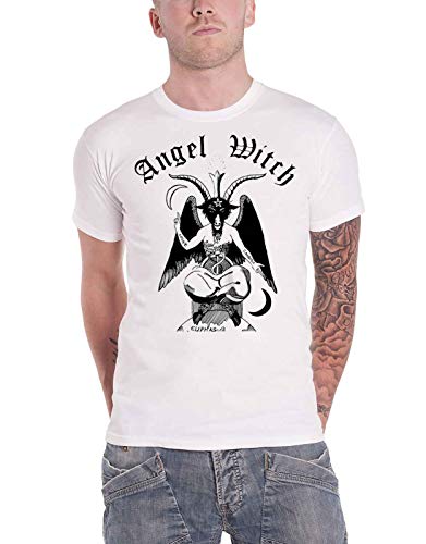 Preisvergleich Produktbild Angel Witch Baphomet (White) T-Shirt XXXL