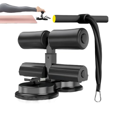 Siéntese la máquina - entrenador ABS ajustable, barra de succión | Equipo de entrenamiento de núcleo doméstico, asistente de ejercicio abdominal, herramienta de gimnasio portátil, dispos