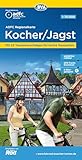 ADFC-Regionalkarte Kocher/ Jagst, 1:75.000, mit Tagestourenvorschlagen, reiss- und wetterfest, E-Bike-geeignet, GPS-Tracks-Download [German]